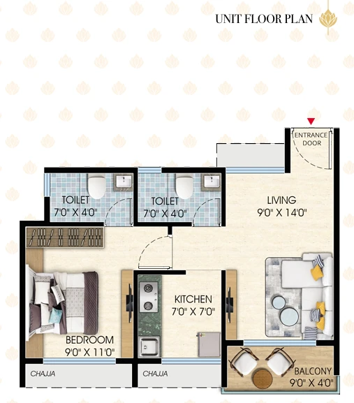 Sai Prerna Unit Floor Plan